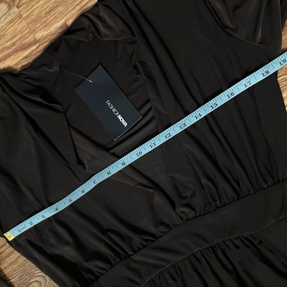 Fashion Nova Spree Dress Brown Size 1X - Picture 10 of 11